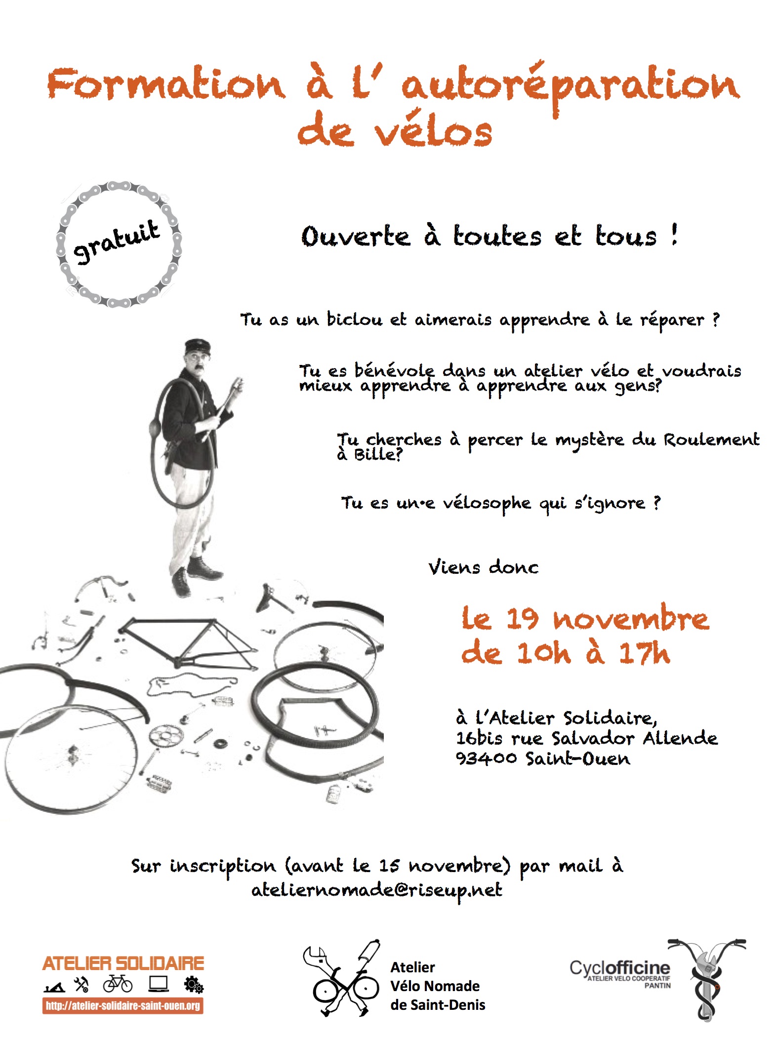 formation mécanique vélo