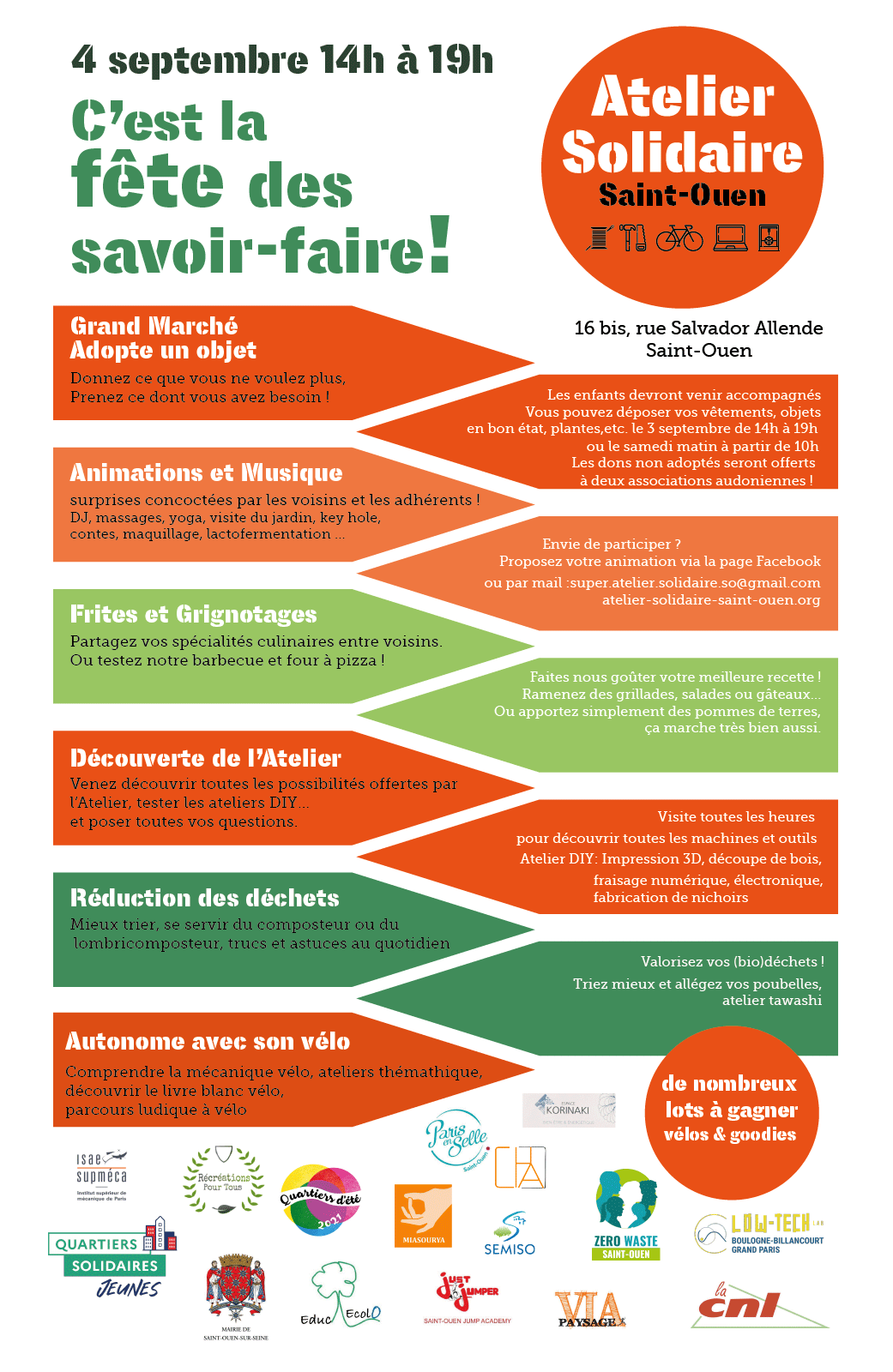 Fête des savoir-faire ce samedi 4 septembre 2021.